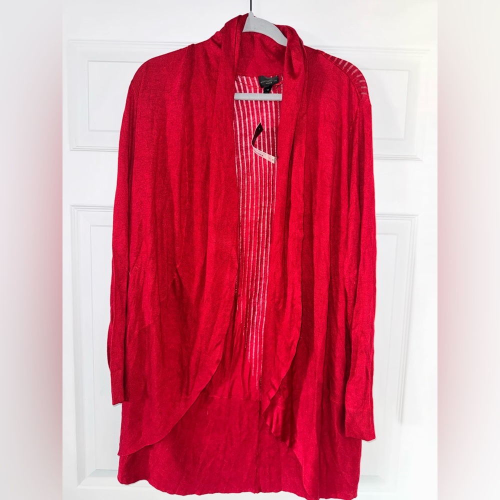 Worthington Vibrant Rumba Red Women's Cardigan